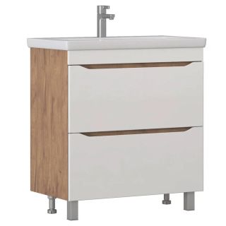 Тумба под раковину напольная Vigo Grani 203 80 см дуб золотой